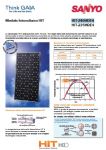 Modulo fotovoltaico HIT-240HDE4 HIT-235HDE4 