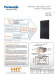  Modulo fotovoltaico HIT con backsheet nero N235B - N230B 